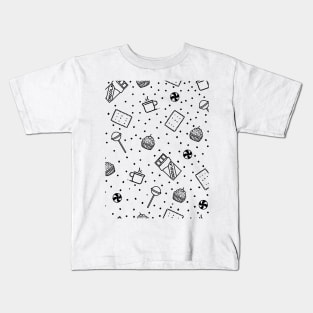 Sweets & treats seamless pattern , How sweet it is? Kids T-Shirt